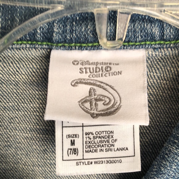 Disney Studio Tinkerbell Jean Jacket M 7/8 - Picture 2 of 3